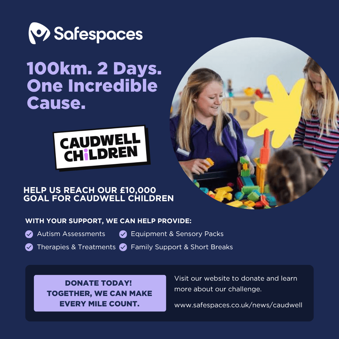 Help Us Reach Our £10,000 Goal for Caudwell Children